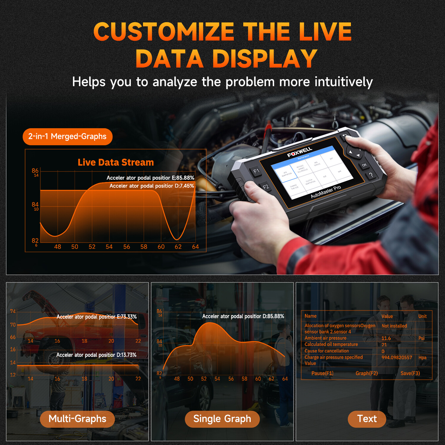 NT650 Pro OBDII Diagnostic Tool 25+ Special Feature Car OBD2 Scanner Active Test