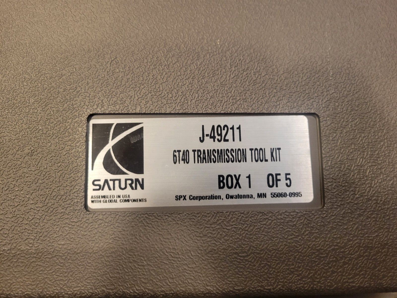 Kent Moore J-49211 Box 1 of 5 Saturn Transmission Tool Set