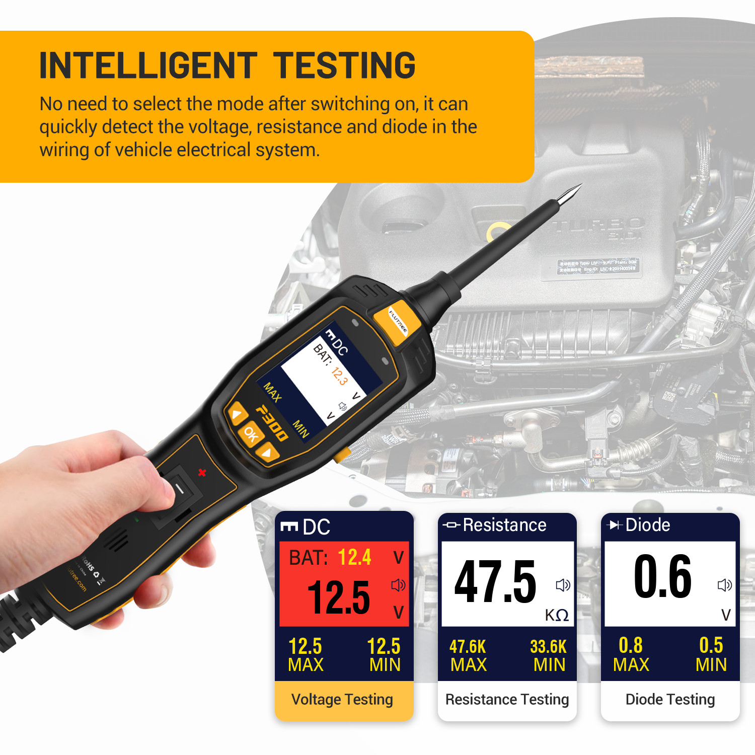 Circuit Breaker Finder Tool Battery Tester Power Probe 6-30V Diagnostic System