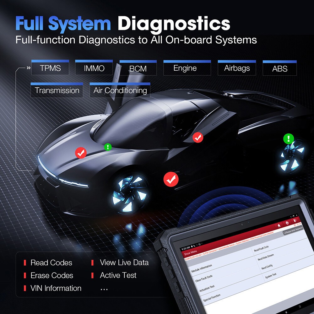 2025 LAUNCH X431 PRO5 PAD V+ Diagnostic Scanner J2534 Programming E.CU Coding