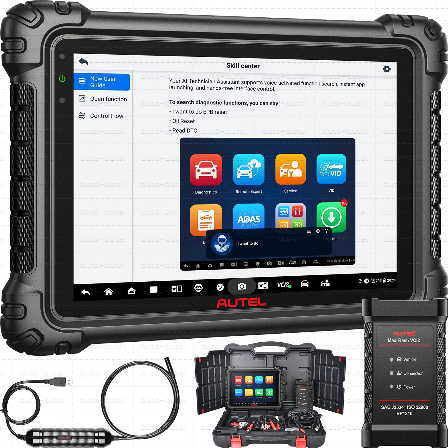 Autel MaxiSys MS909 S2 VCI2 PID Analysis 2.0 Topology 3.0 JVCI2 ECU Programmer
