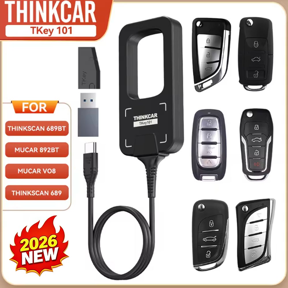 THINKCAR TKEY101 Key Programmer KEY Coding Fob Remote Control For 892BT 689BT