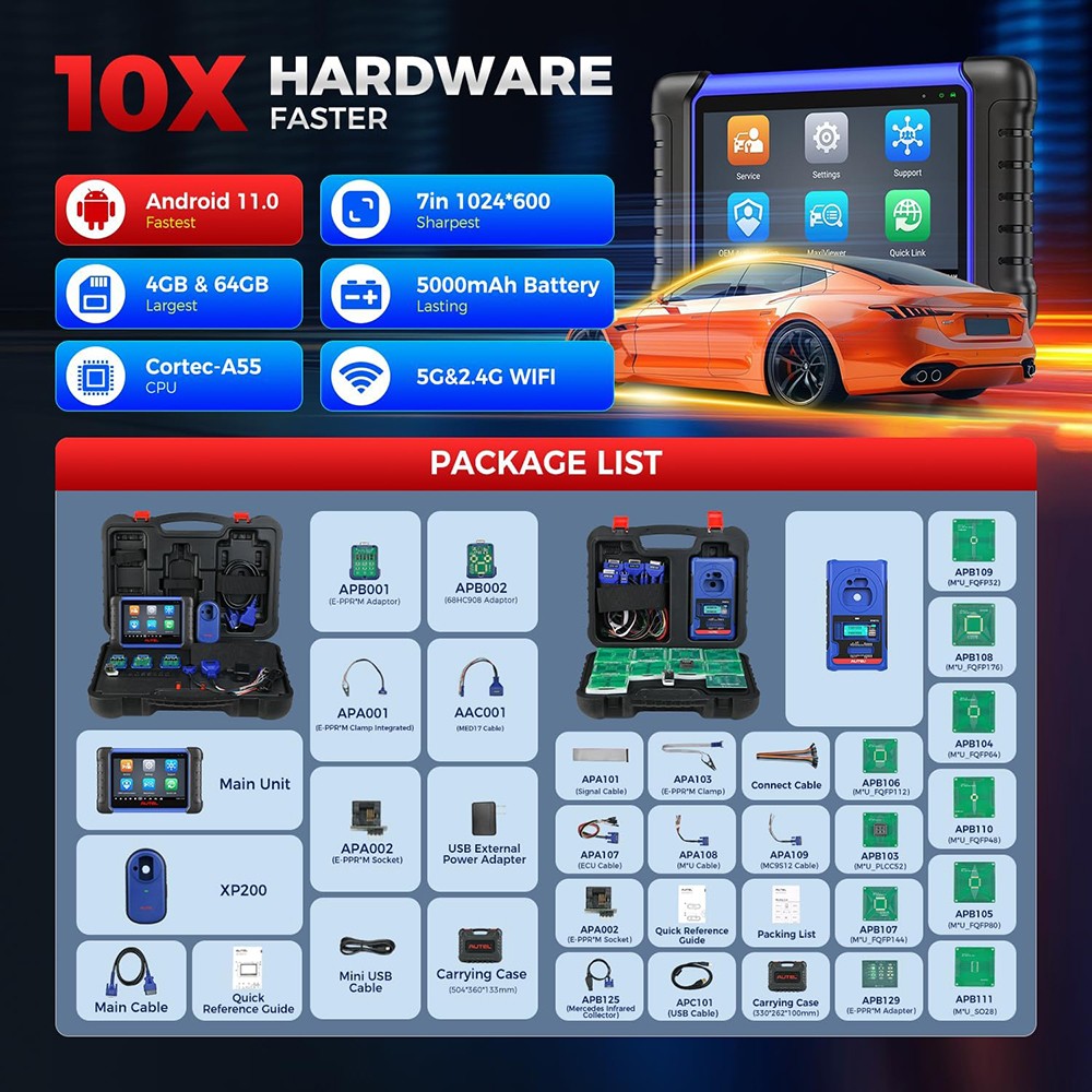 Autel MaxiIM IM508S PRO w/ XP400 PRO 2026 Bidirectional Diagnostic Scan Tool