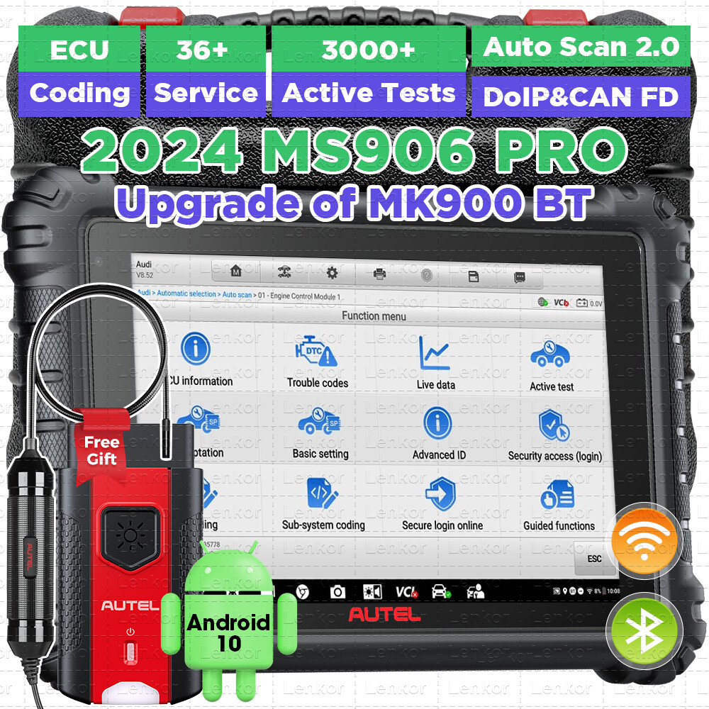 2025 Autel MaxiSYS MS906 Pro ECU Coding Full System Diagnostic Scanner MK906 PRO