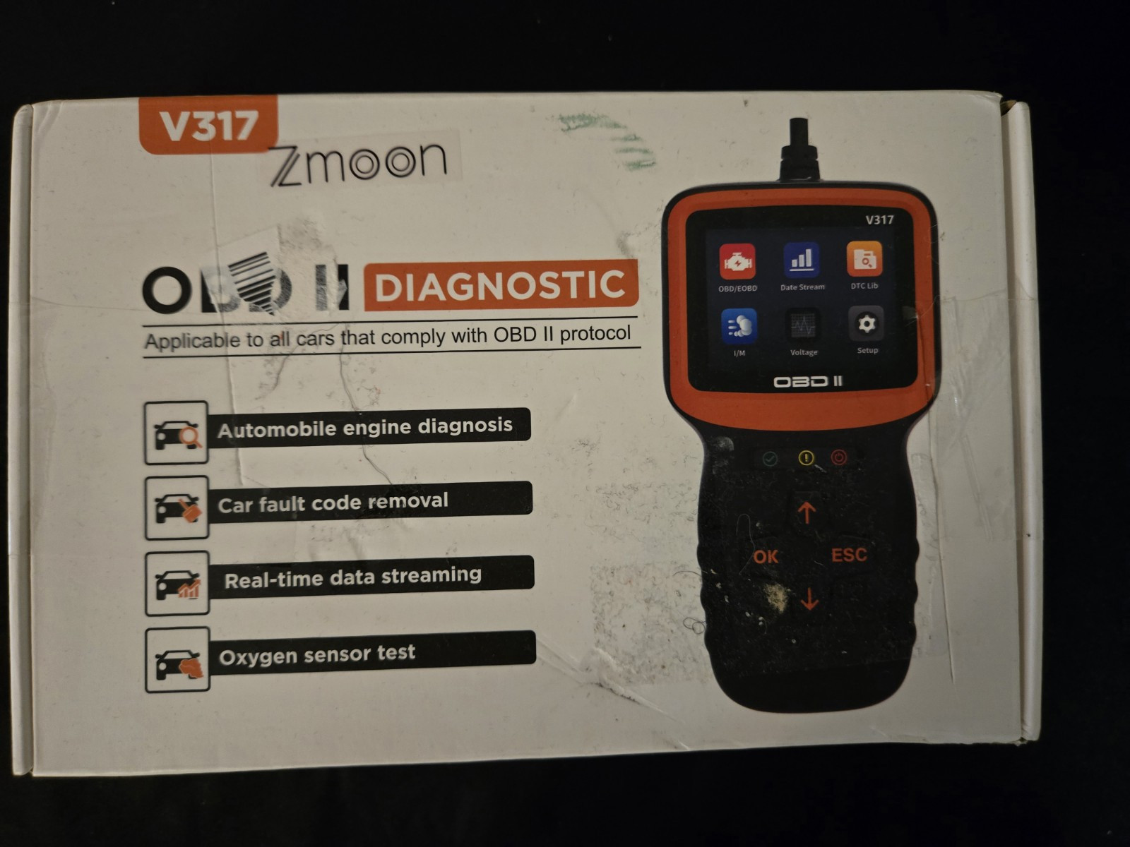 2023 version v317 obd2 scanner automotive professional tool diagnostic Vehicle