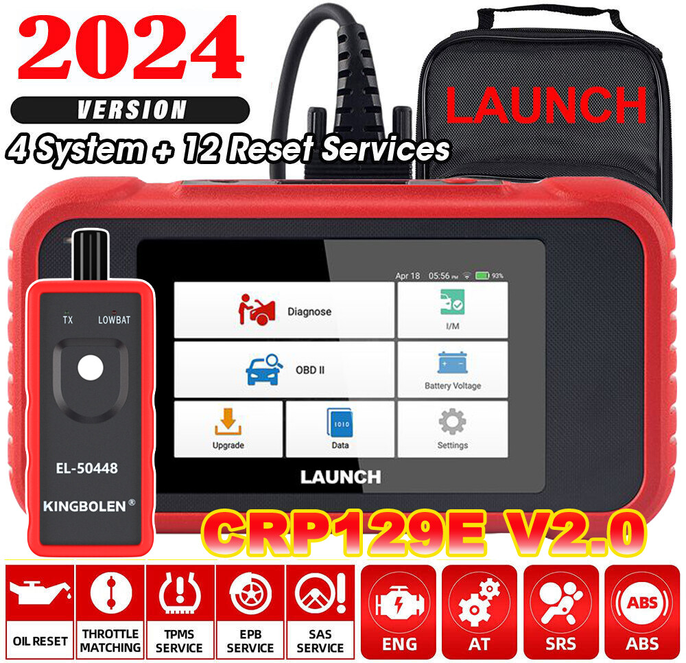 LAUNCH CRP123E CRP129E Car Diagnostic Tool Scanner AT SRS ABS Engine Code Reader