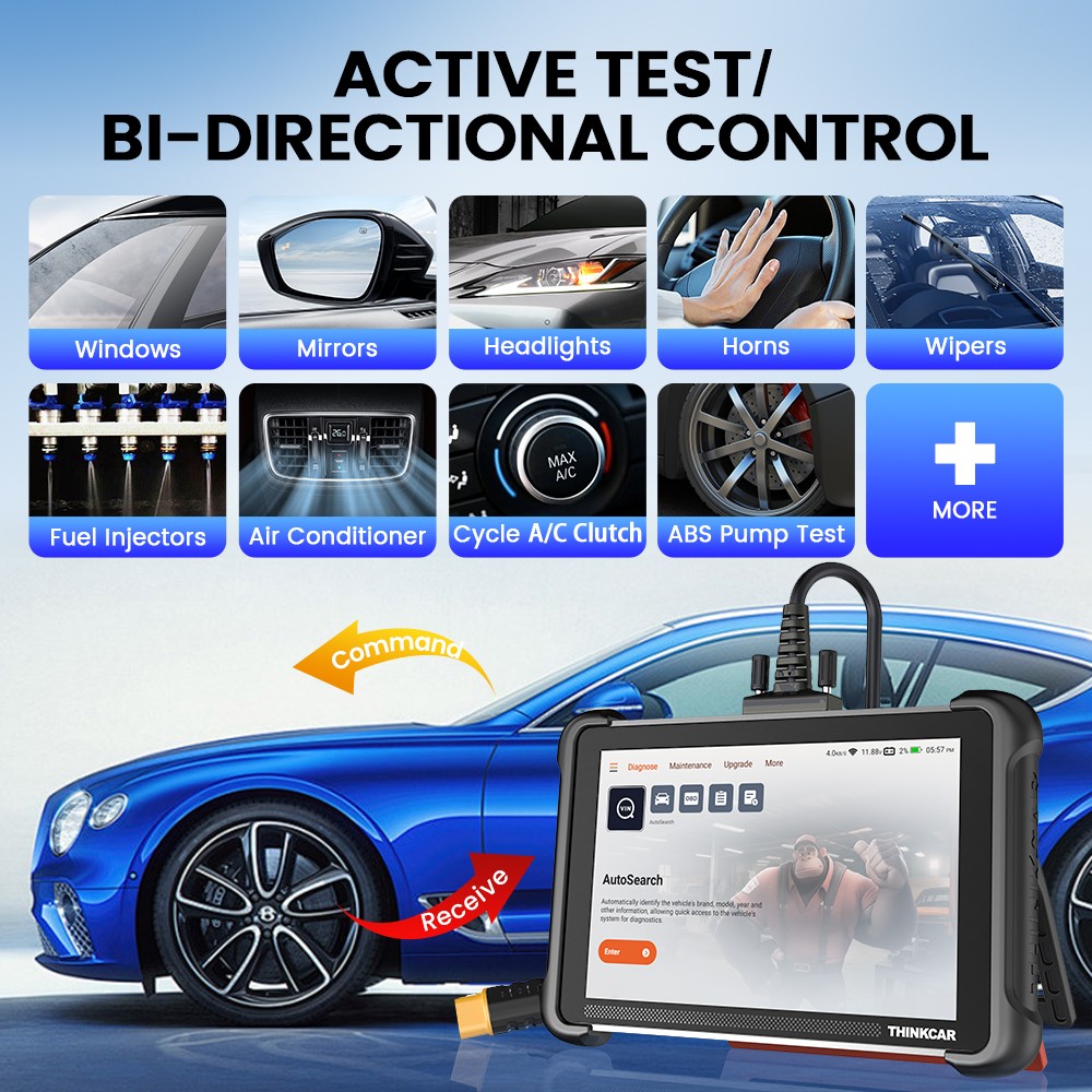 Thinkcar 689 Full Systems Car Diagnostic Scanner ECU Coding CANFD & DoIP Support