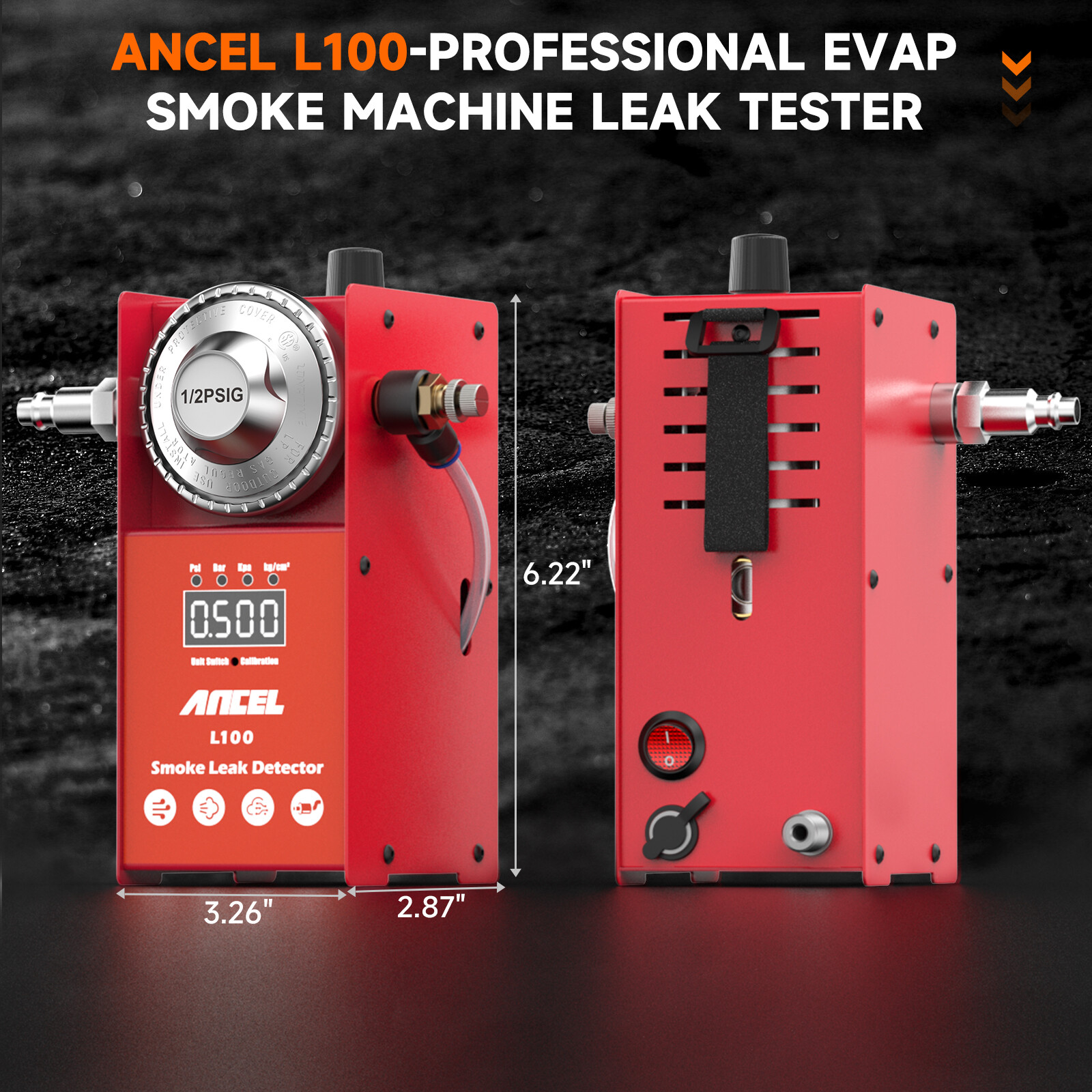 EVAP Vacuum Diesel Fuel Leak Detection Tools Smoke Leak Tester Diagnostic Tool