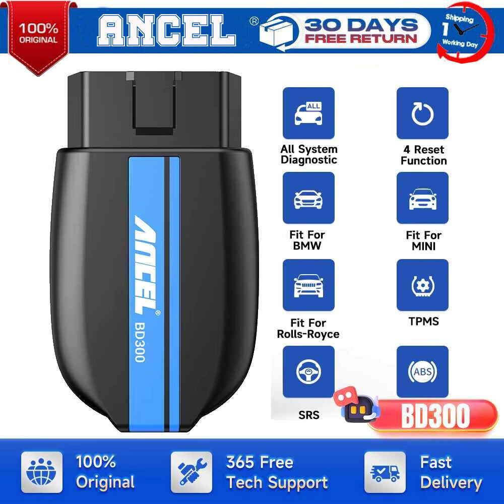 ANCEL BD300 For BMW Bluetooth All System Scan Tool OBD2 Scanner Car Diagnostic