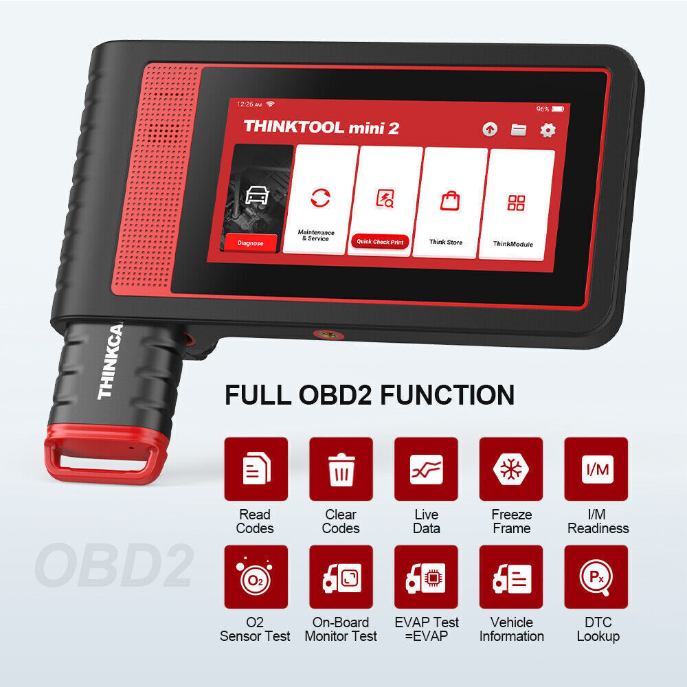 Thinktool Mini 2 All systems OBD2 Car Diagnostic Scanner Tool CAN FD 28 Services