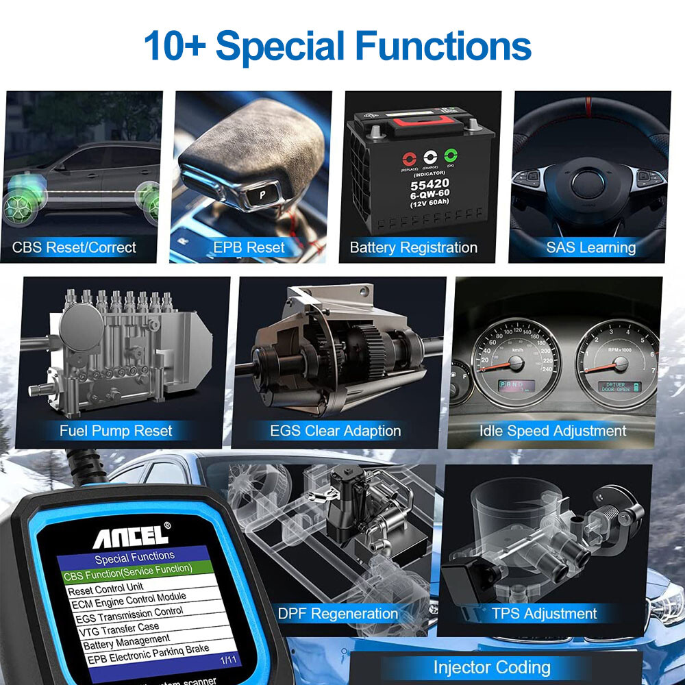 Ancel BM700 Full System OBD2 Scanner Code Reader Diagnostic ABS SRS Fits BMW