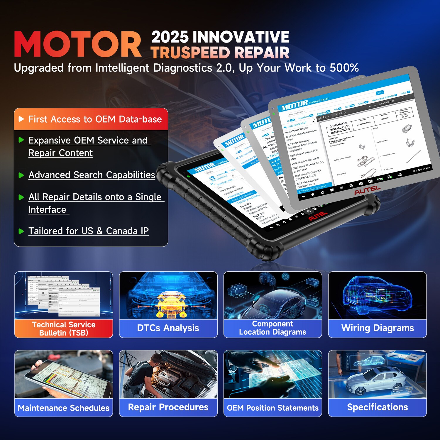 2026 Autel MaxiSys Ultra Auto Diagnostic Scanner Programming 5in1 VCMI Topology