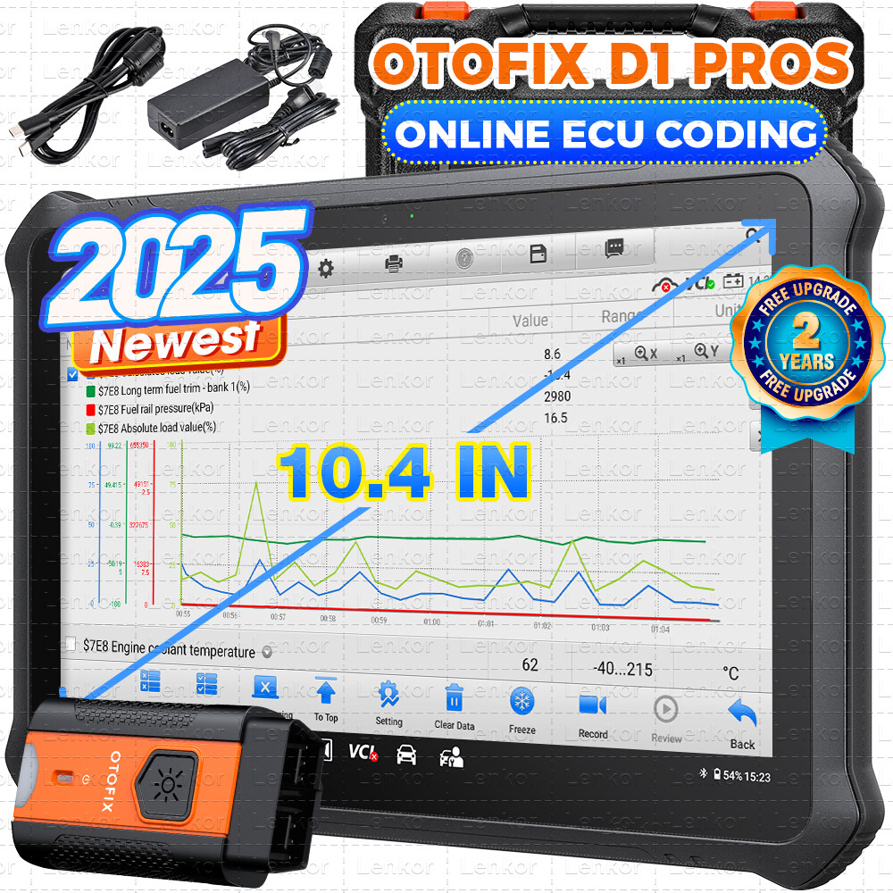 2025 OTOFIX D1 ProS OBD2 Bidirectional Scanner Full System Diagnostic K-y Coding