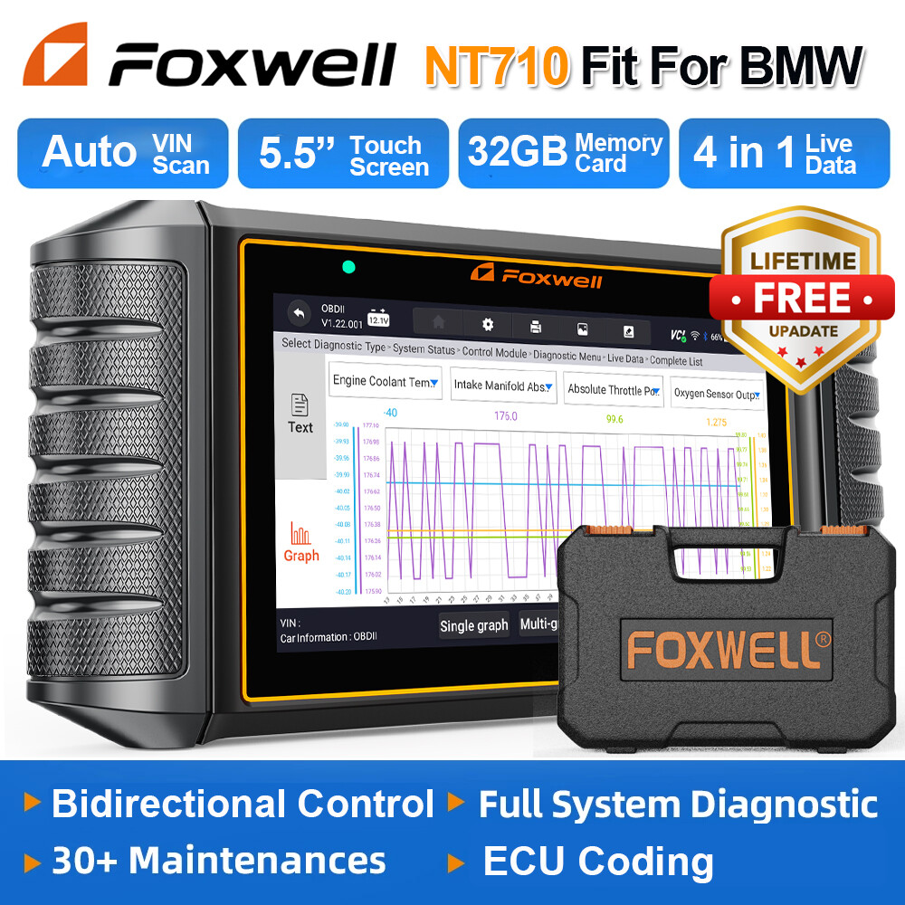 FOXWELL NT710 All System Bidirectional Scanner for BMW Car Diagnostic Tool