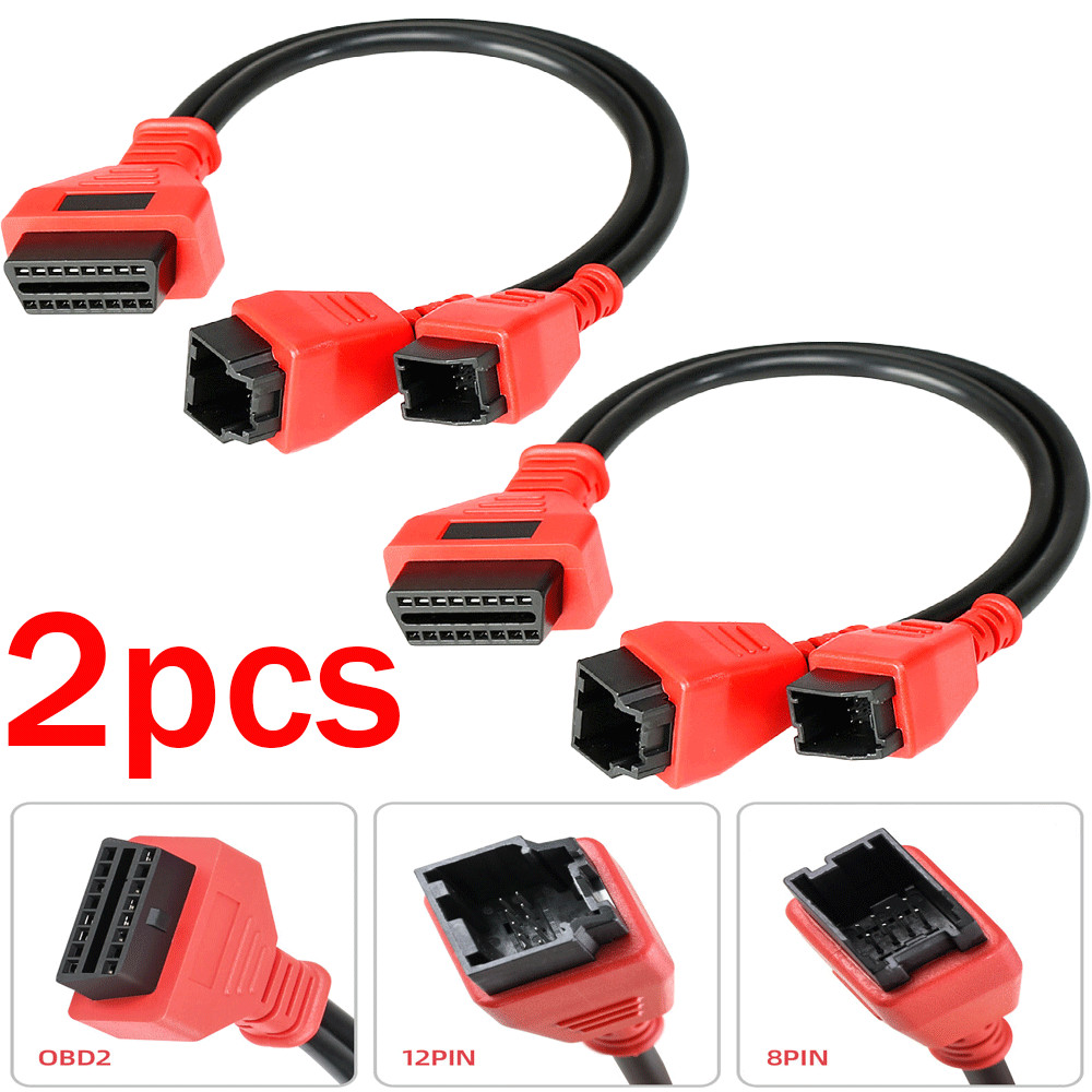 2pcs New FCA 12+8 Universal Adapter Cable Adapter Fit For Chrysler/Dodge