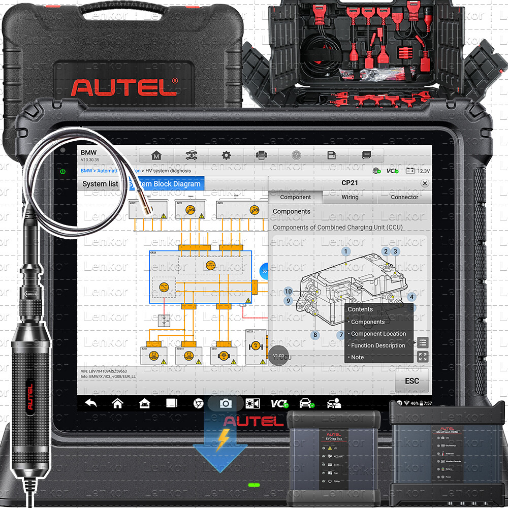 Autel MaxiSys Ultra EV Intelligent Electric Diagnostic Scanner VCMI PR0GRAMMING