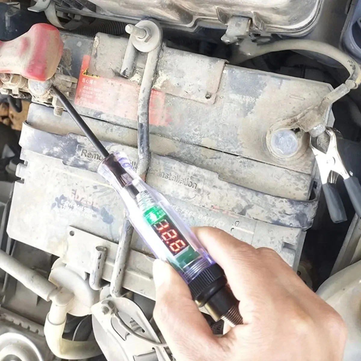 Digital Electric Voltage Circuit Tester Automotive Test Light Car Truck 6V12V24V