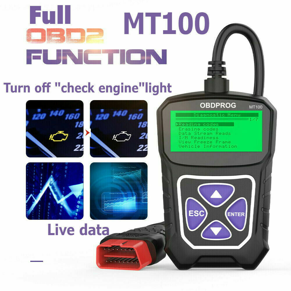 Automotive OBD2 Code Reader Scanner Check Engine Fault Code Diagnostic Scan Tool