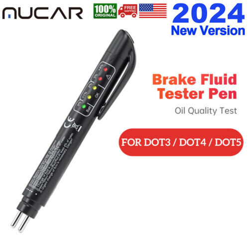 MUCAR Brake Fluid Liquid Tester Car Oil Moisture For DOT3 DOT4 Water Detection