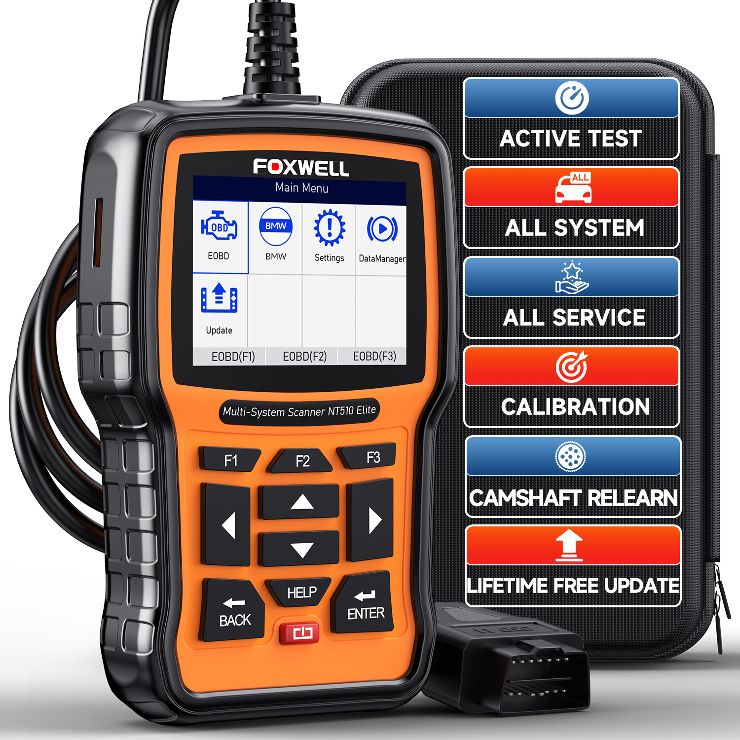 for BMW Active Test All System OBD2 Scanner Diagnostic Tool ABS SRS A/T TPMS Oil