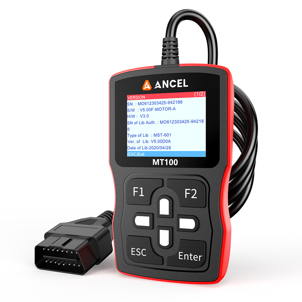 MT100 Motorcycle Diagnostic Tool OBD2 Scanner Code Reader Fit for Engine ABS