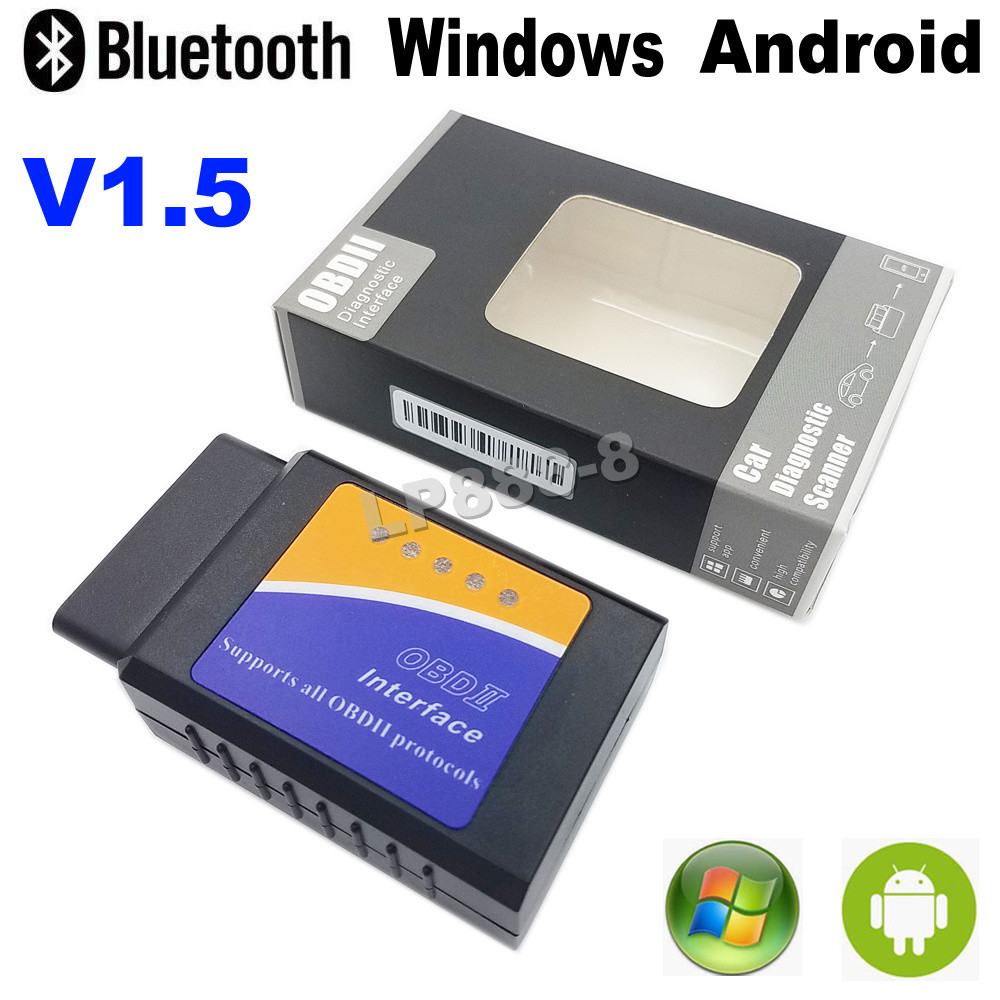 Auto Car OBD2 Bluetooth Scanner Diagnostic Code Reader Tool for Android Windows