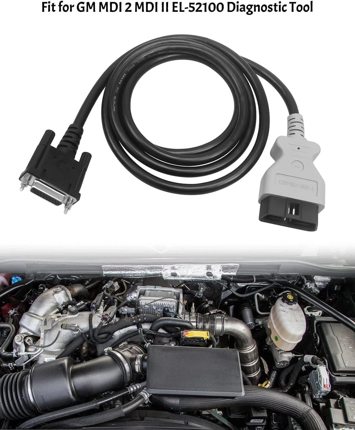 MDI 2 Main Diagnostic OBDii DLC Cable, Replace F-00K-108-663 , Fit for GM MD…