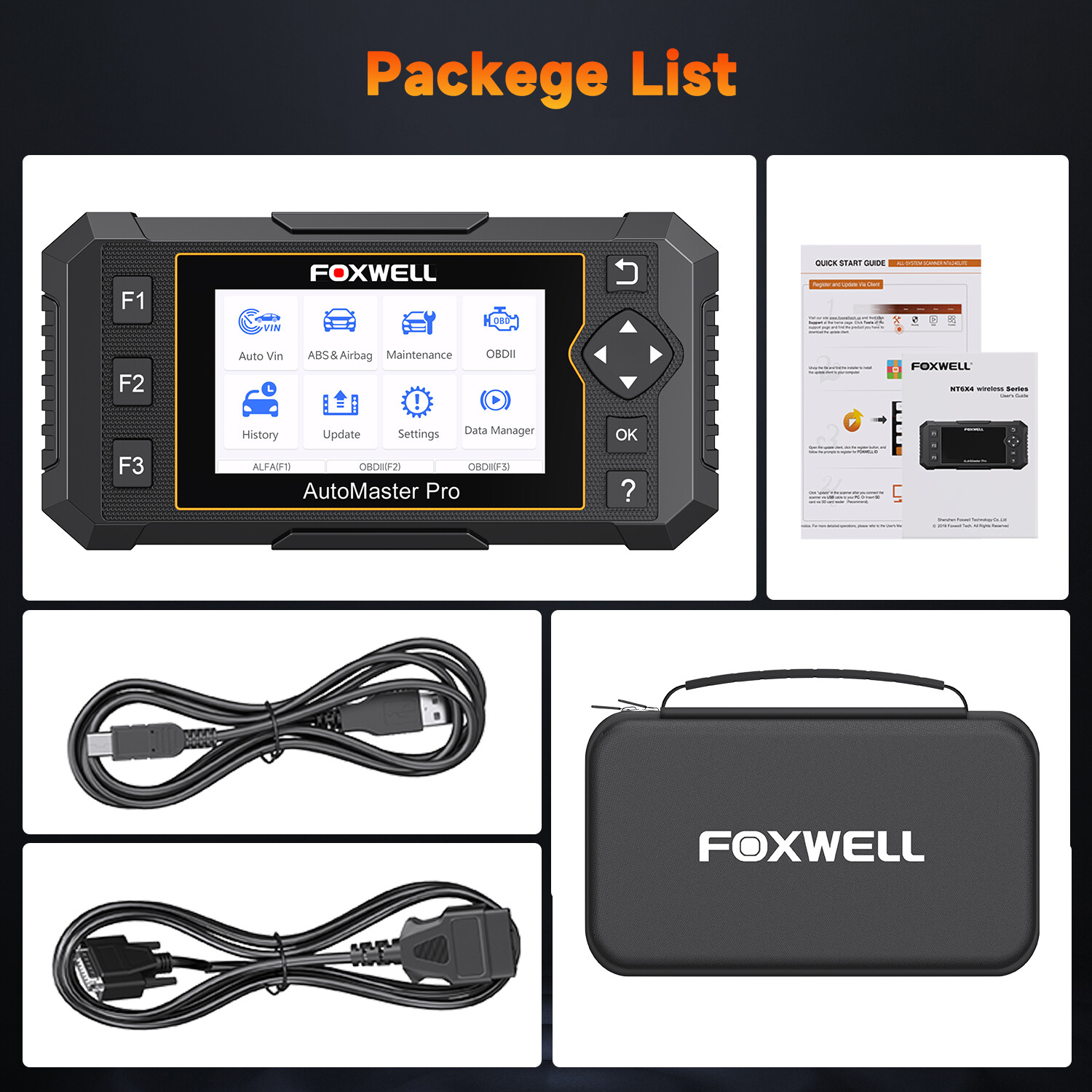 NT650 Pro OBDII Diagnostic Tool 25+ Special Feature Car OBD2 Scanner Active Test