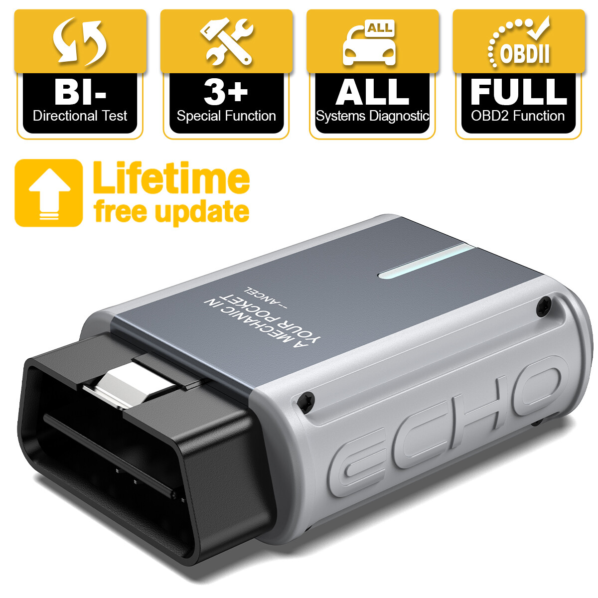 Full System Diagnostic Tool for IOS Android OBD2 Scanner Bidirectional EPB Reset