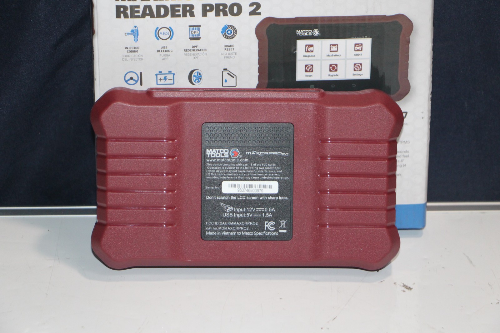 Matco Maximus code reader 2 MAXCRPRO