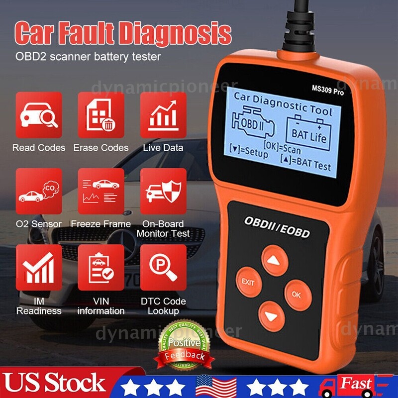 OBD2 Scanner Automotive OBD Code Reader Car Diagnostic Tool Check Engine Fault