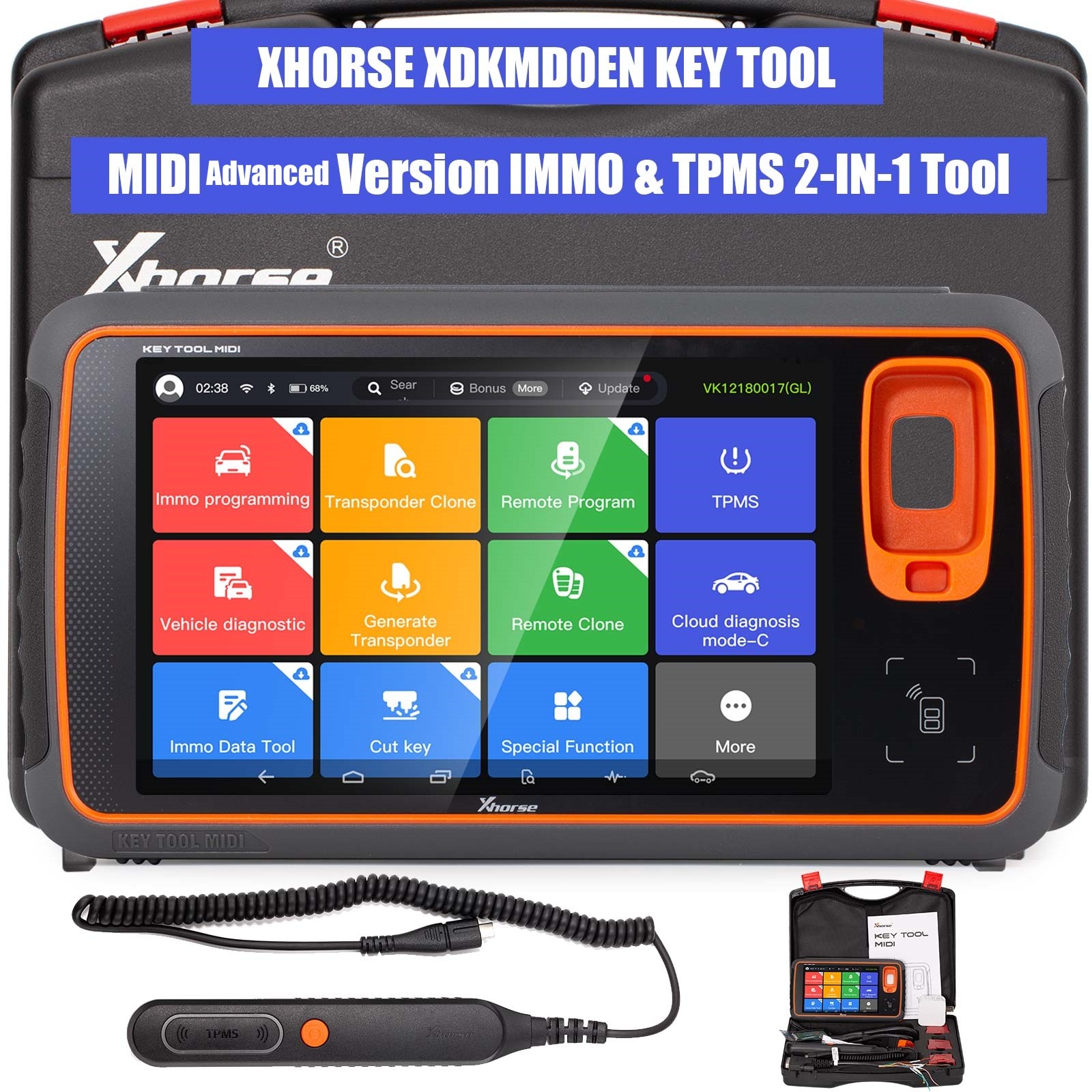 Xhorse Key Tool MIDI Advanced Version 2-in-1 for IMMO Programming&TPMS Function