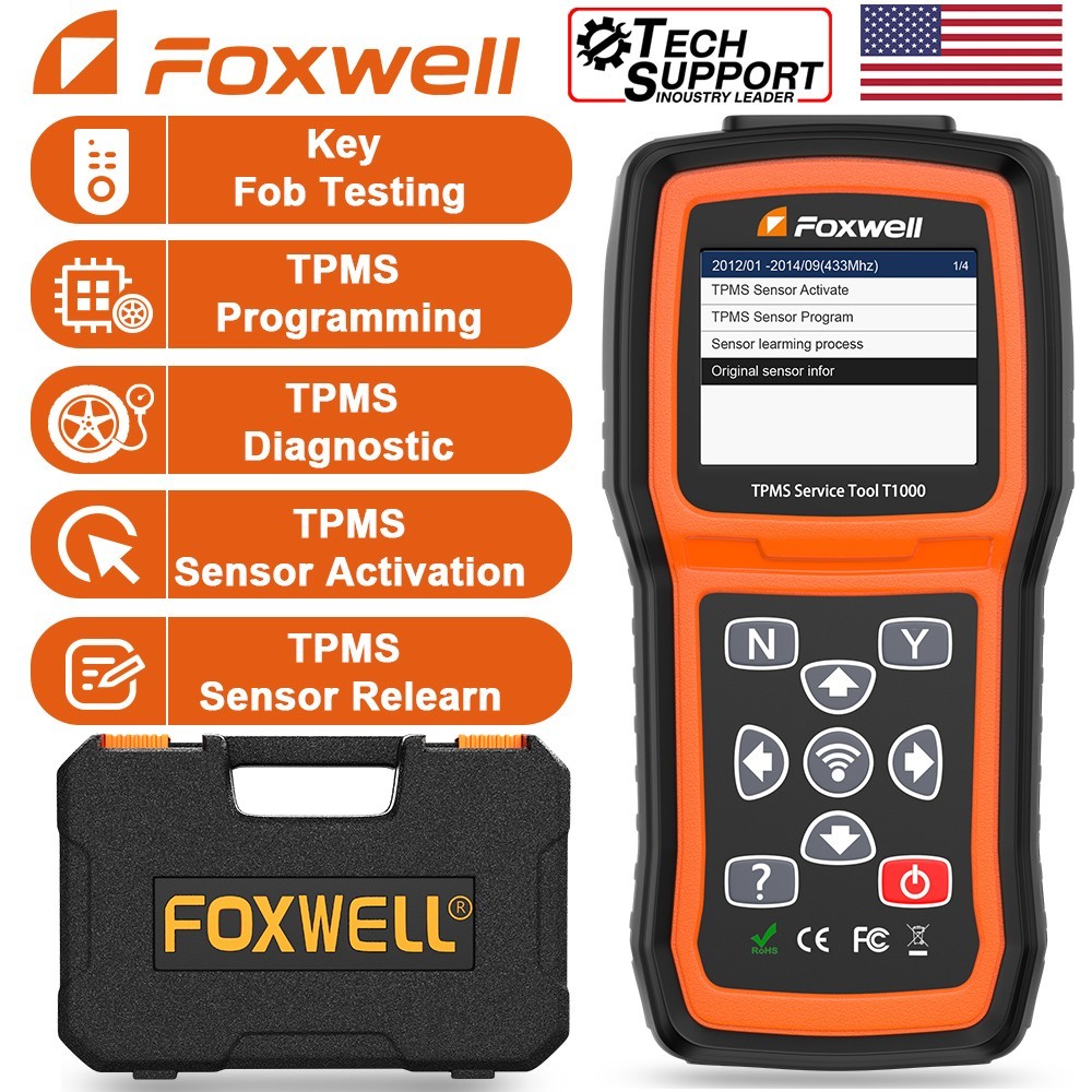 Foxwell T1000 TPMS Activation Programmer Tire Pressure Monitoring Reset Tool