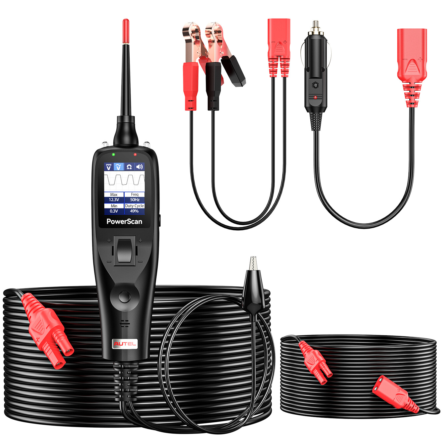 Autel PowerScan PS100 Power Circuit Probe Tester Black