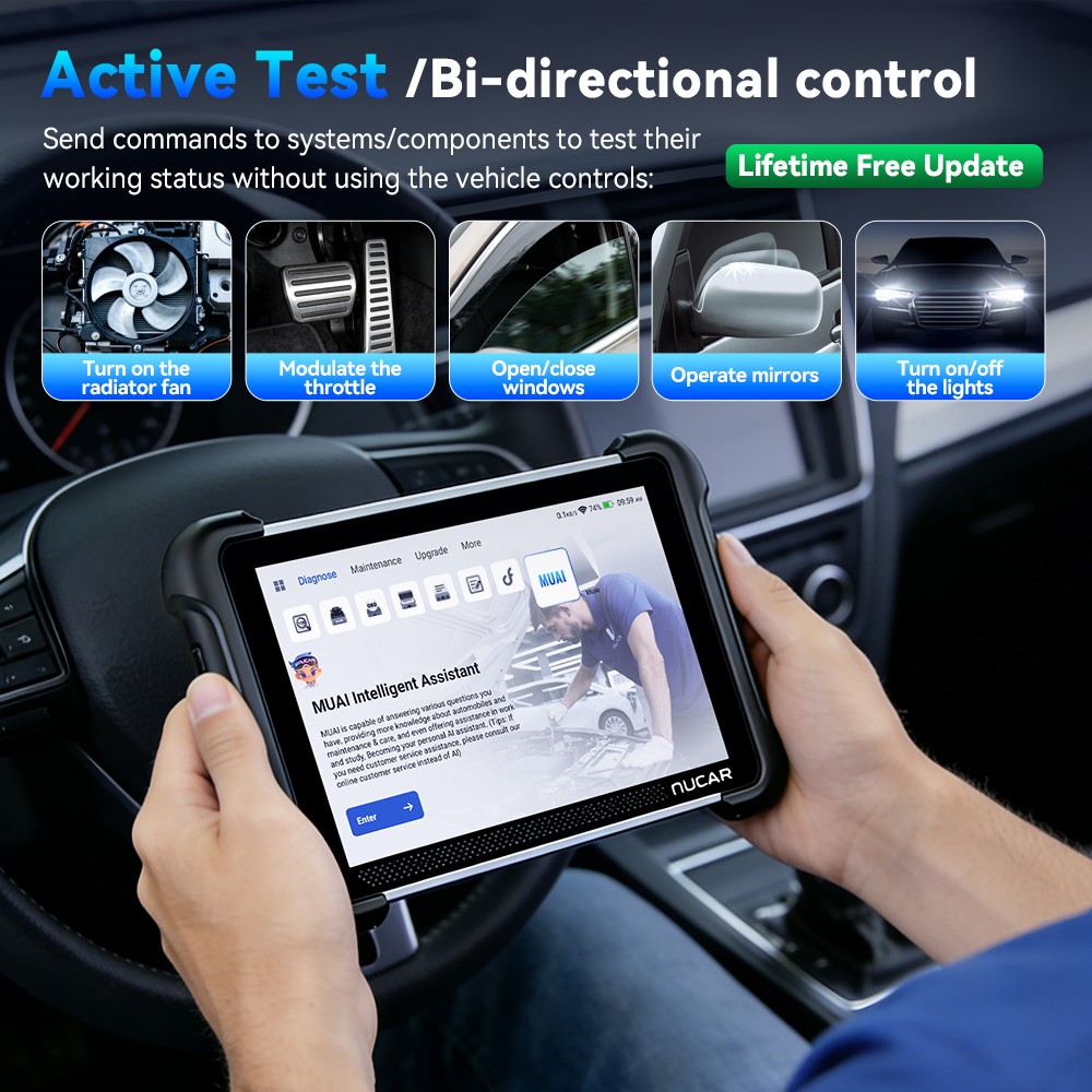 MUCAR 892BT PRO Topology Map J2534 Car OBD2 Scanner Bidirectional Key Programmer