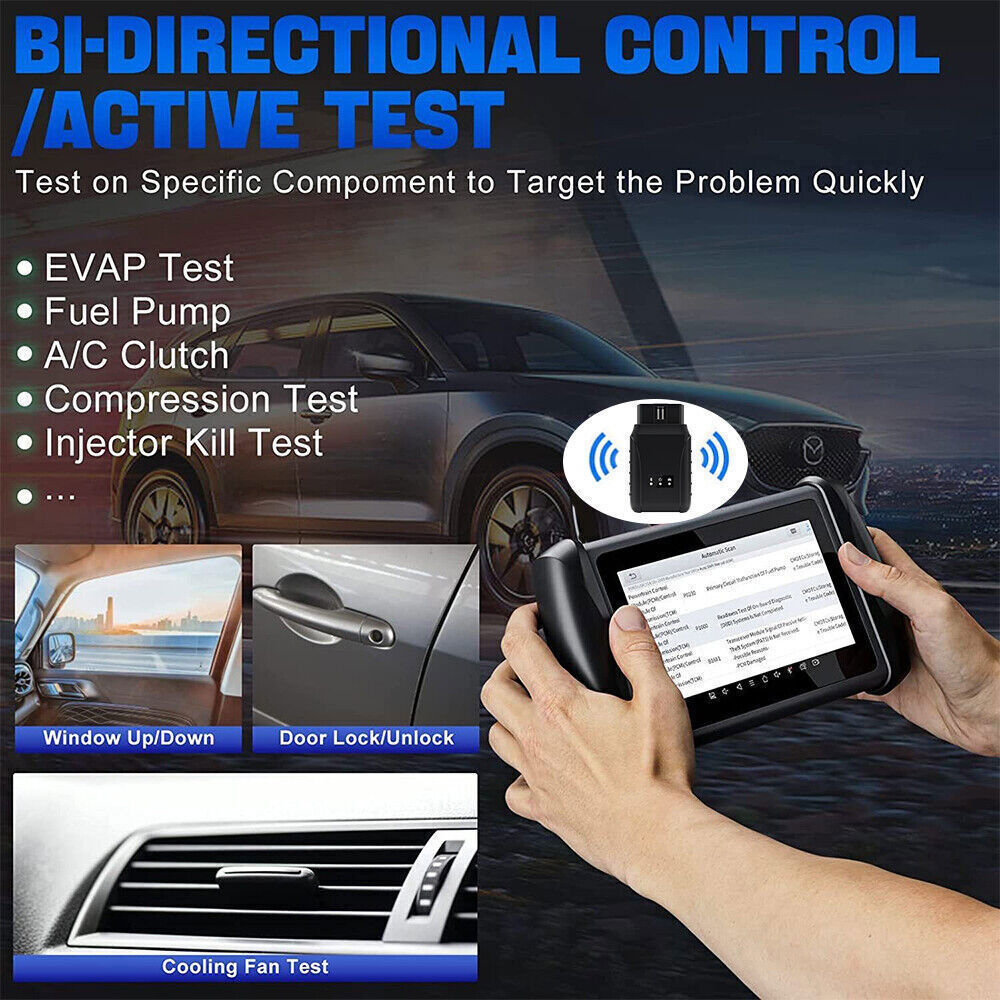 XTOOL IP819TP Diagnostics Tool TPMS Programming All System TS100pro*2 OBD2 Scan