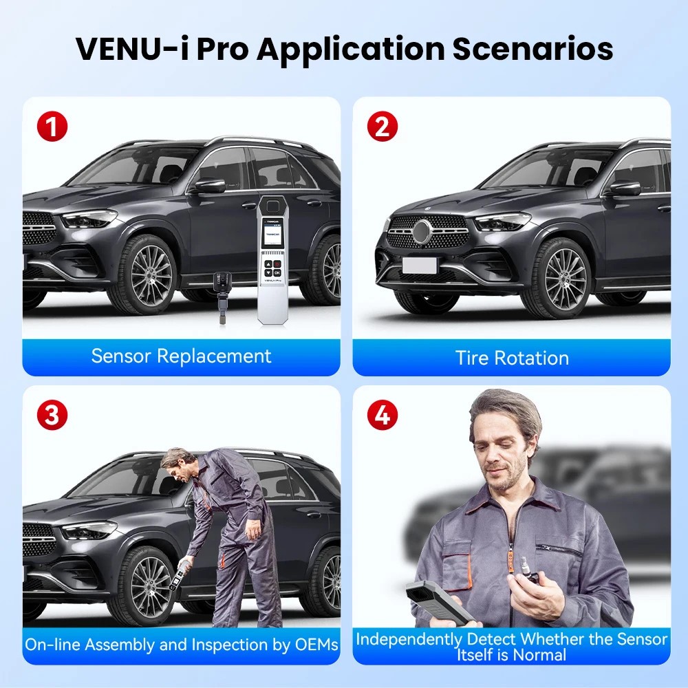 TPMS Relearn Programming Tire Pressure Sensor Activation Reset Diagnostic Tool