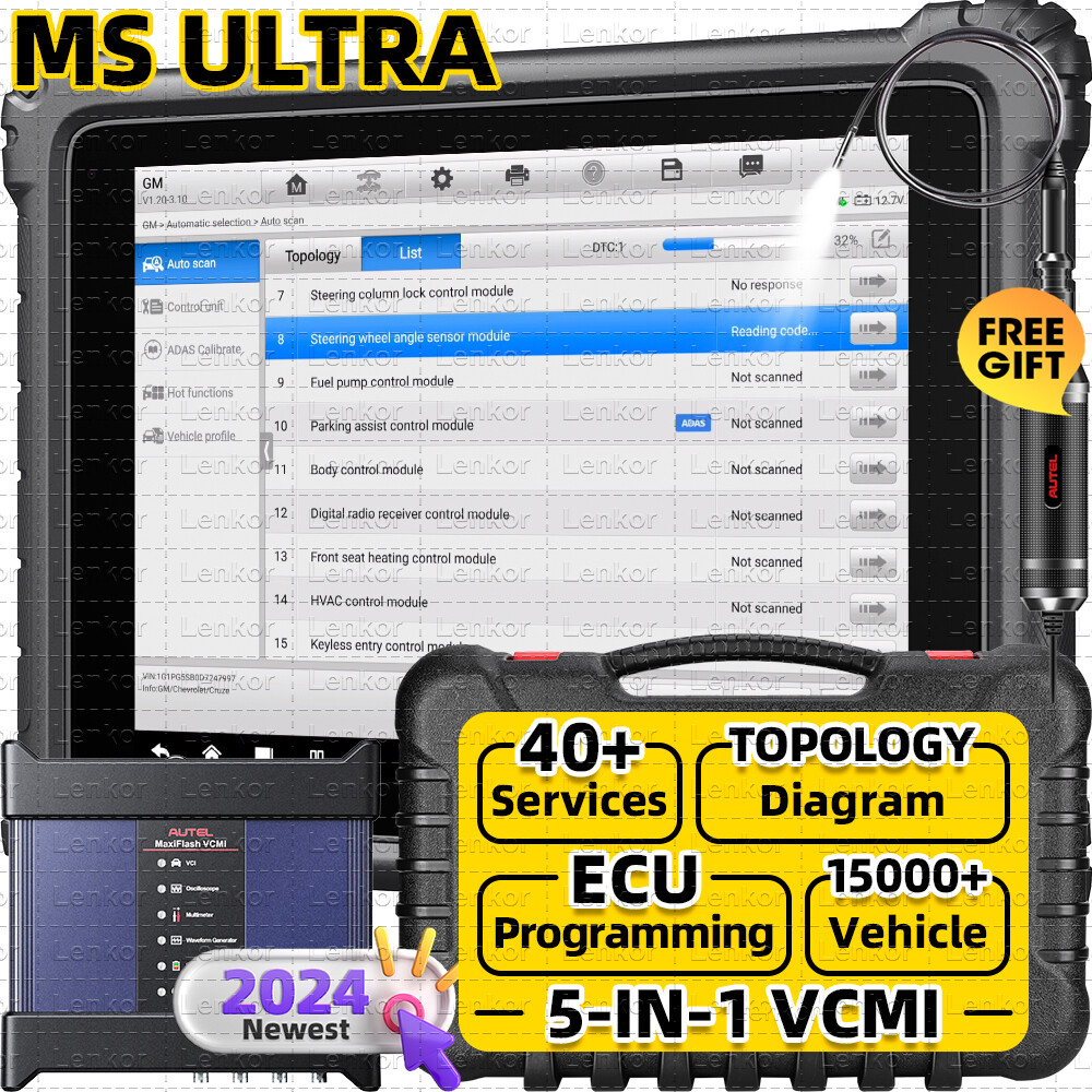 2024 Autel MaxiSys Ultra MSULTRA OBD2 Diagnostic Scanner Upgraded of Ultra Lite