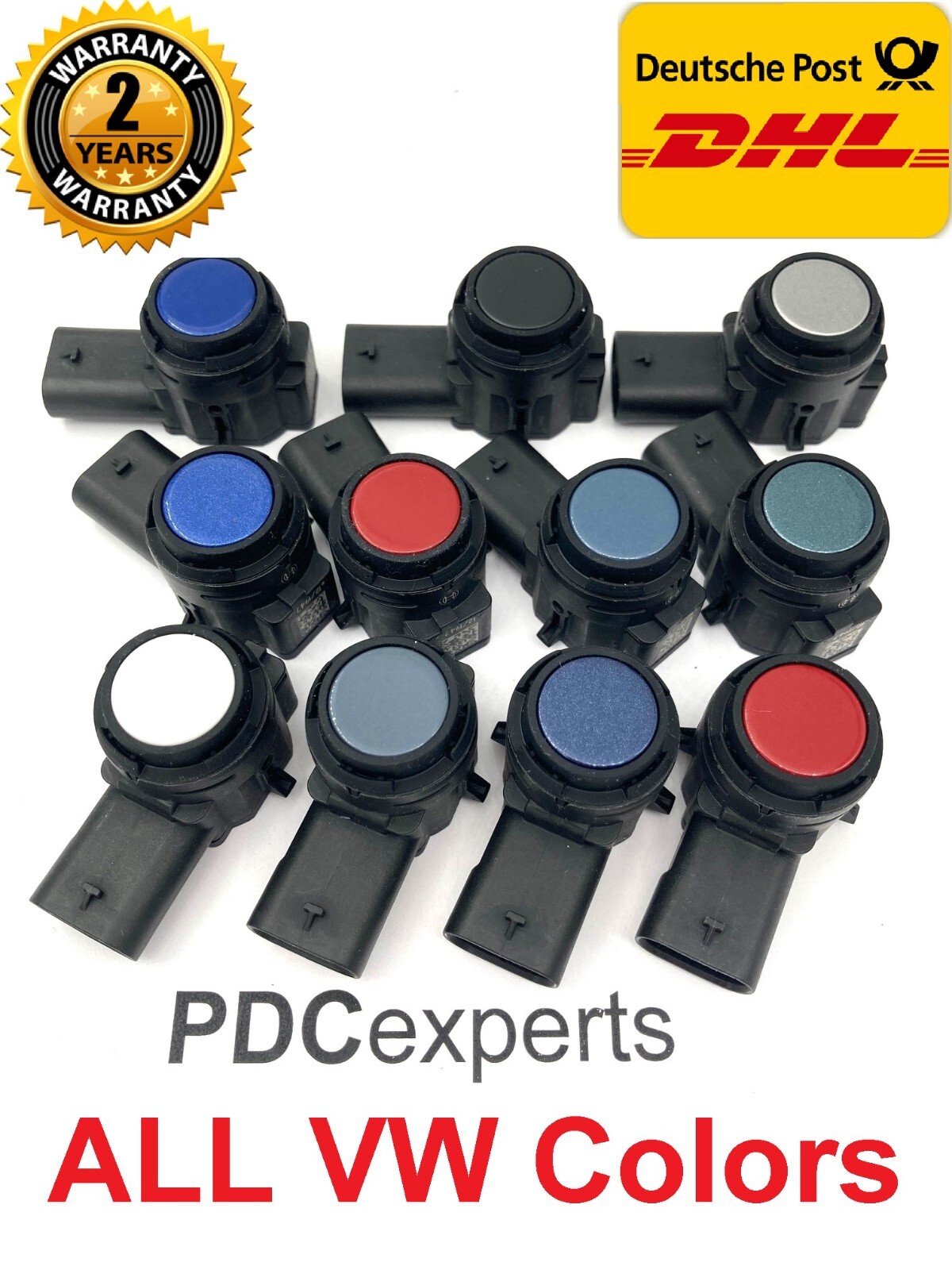 NEW Genuine VW Golf Caddy Skoda SUPRA Parking sensor PDC 5WA919275 – All colors