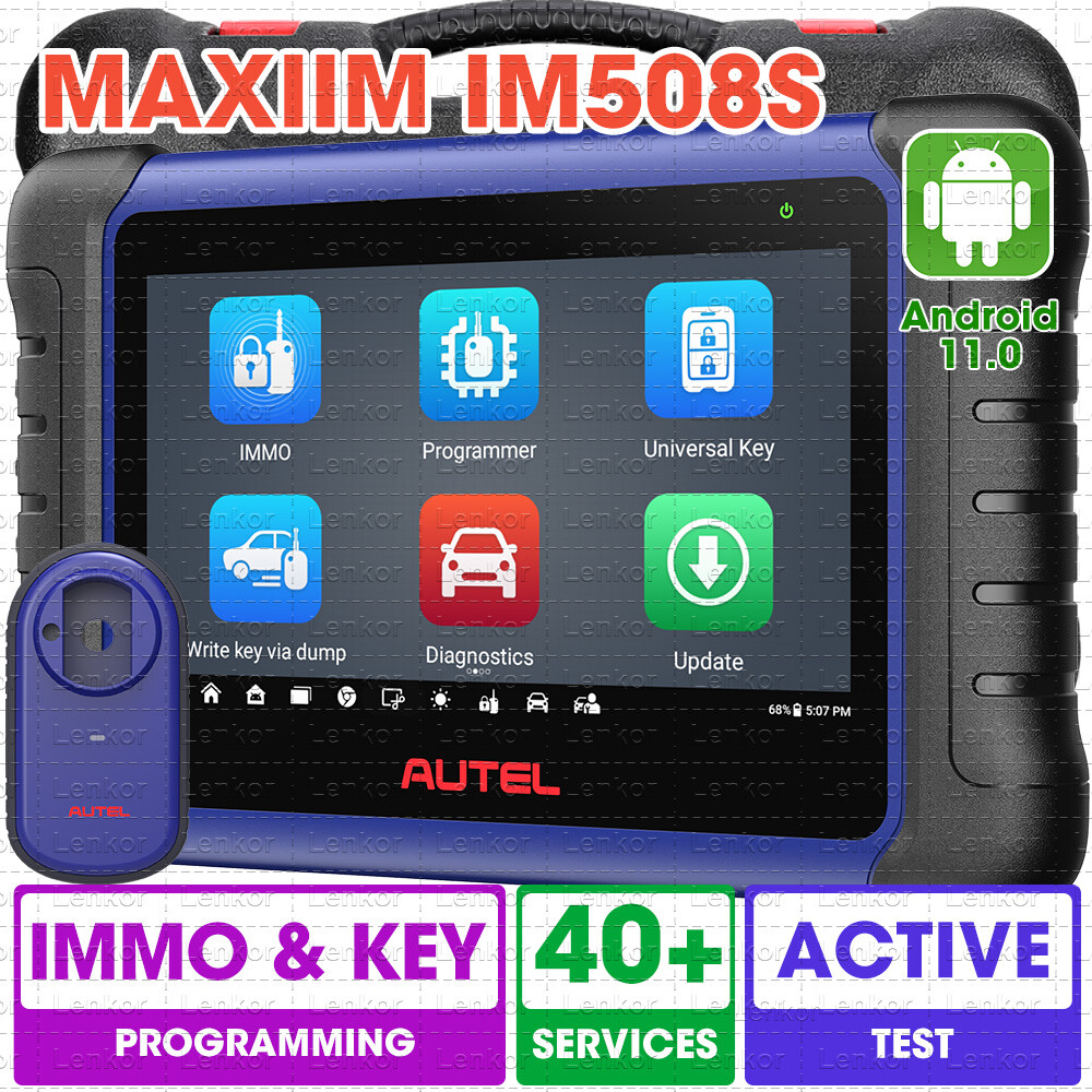 Autel MaxiIM IM508S IMMO Key Programming 2024 Diagnostic Scan Tool Android 11.0