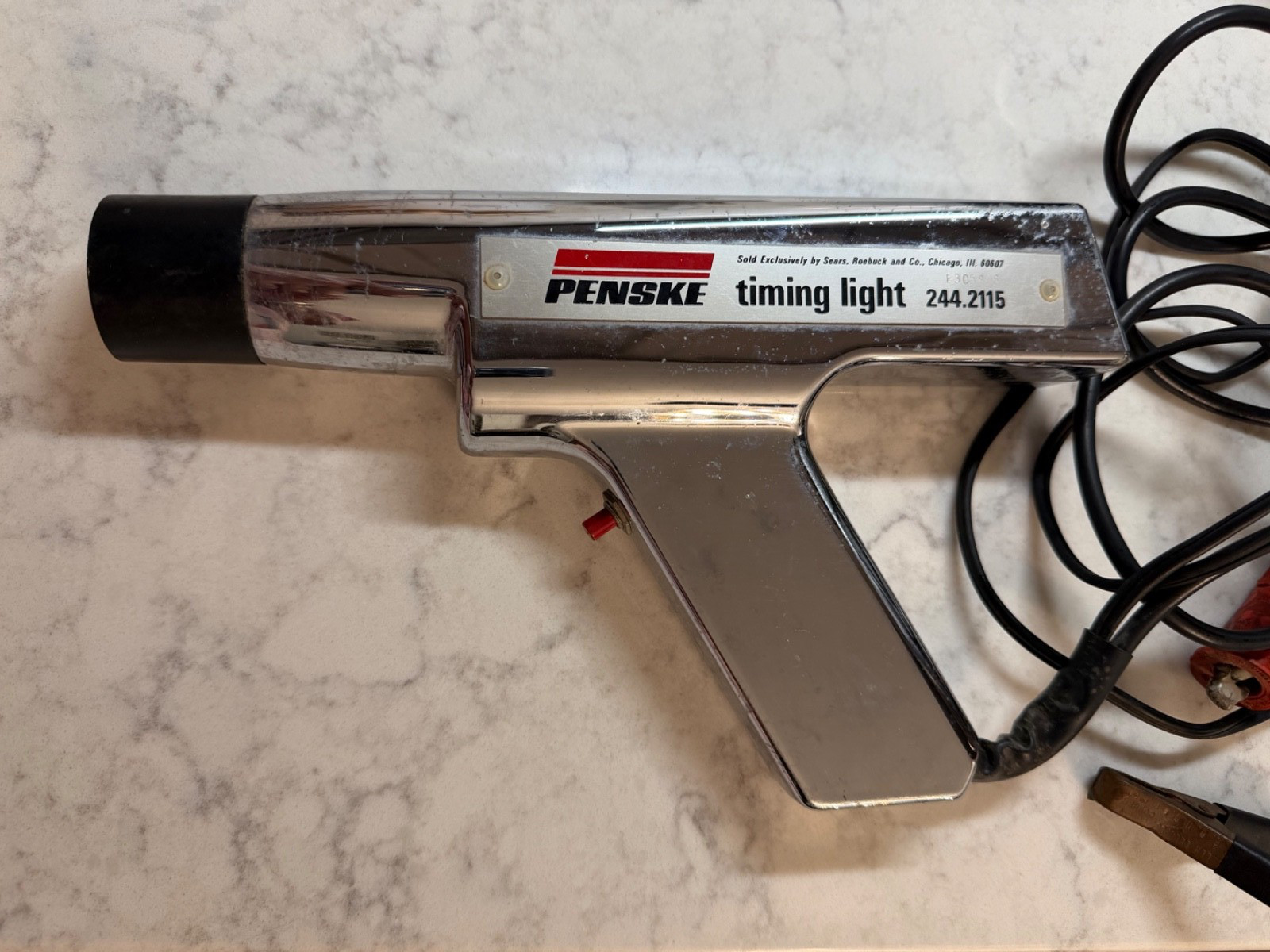 Vintage Sears & Roebuck Penske Chrome Power Auto Timing Light 244.2115