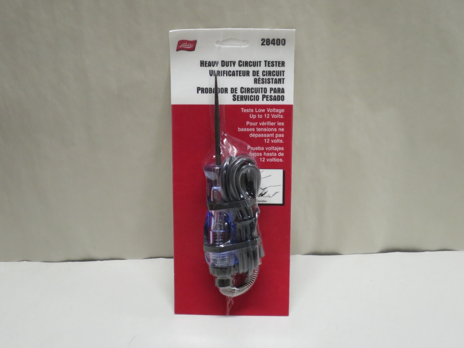 Heavy Duty Circuit Tester Tests Low Voltage up to 12 Volts Lisle 28400