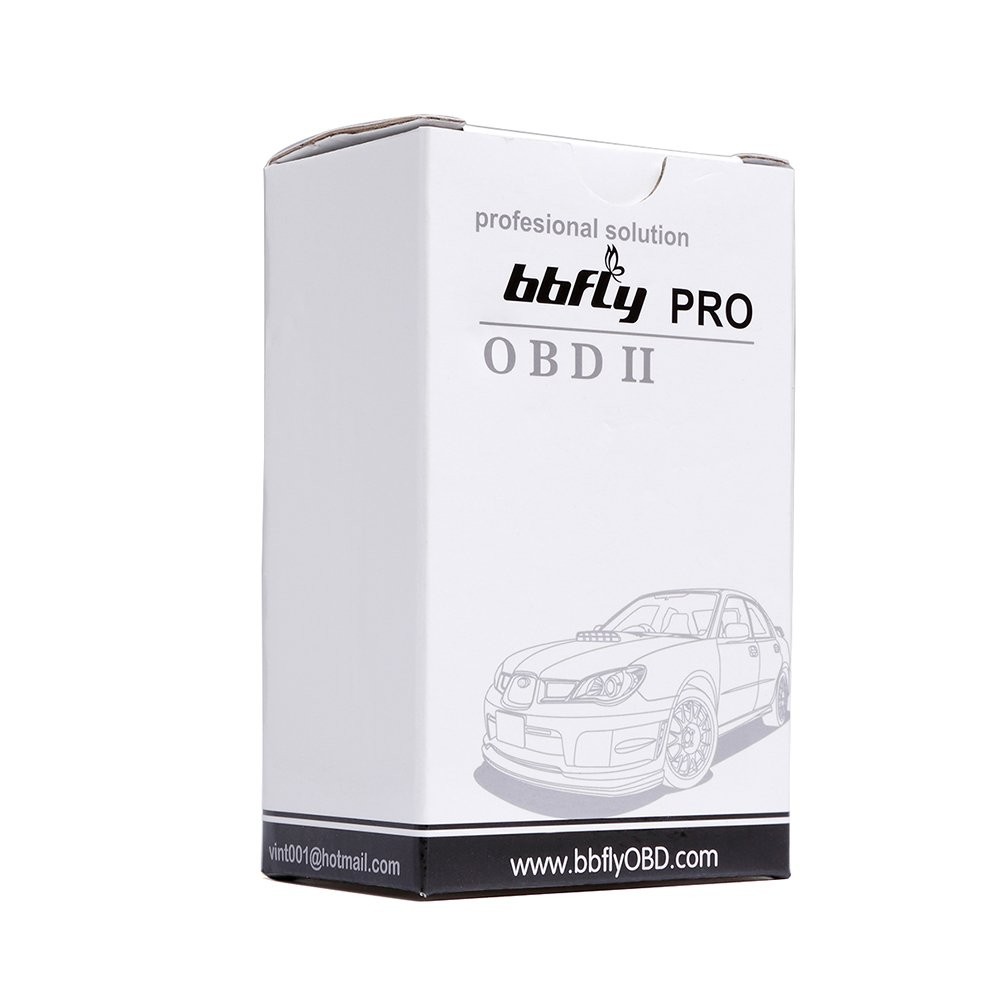 bbfly-A9 OBD II OBD2 16 Pin Splitter Extension 1x Male and 2X 1 Pack, Black