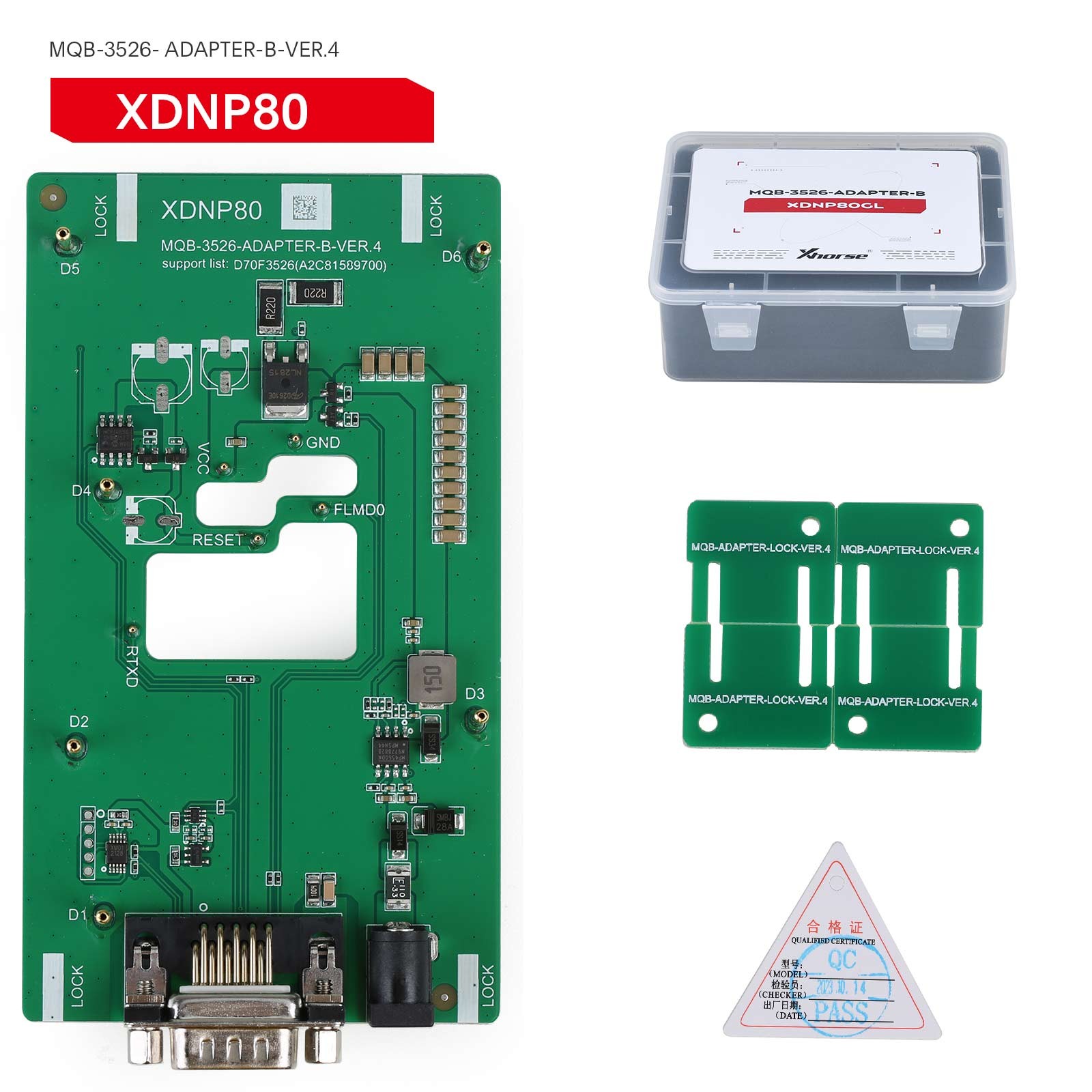 Xhorse XDNPM3GL MQB48 Adapter Without Solder Full Package 13pcs For Multi-Prog