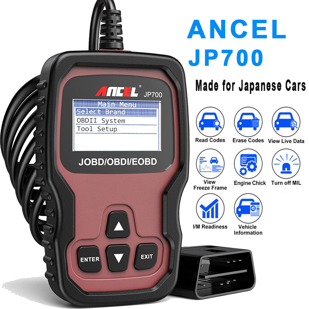 ANCEL JP700 Japanese Car JOBD OBD2 Scanner Code Reader Diagnostic Tool Engine