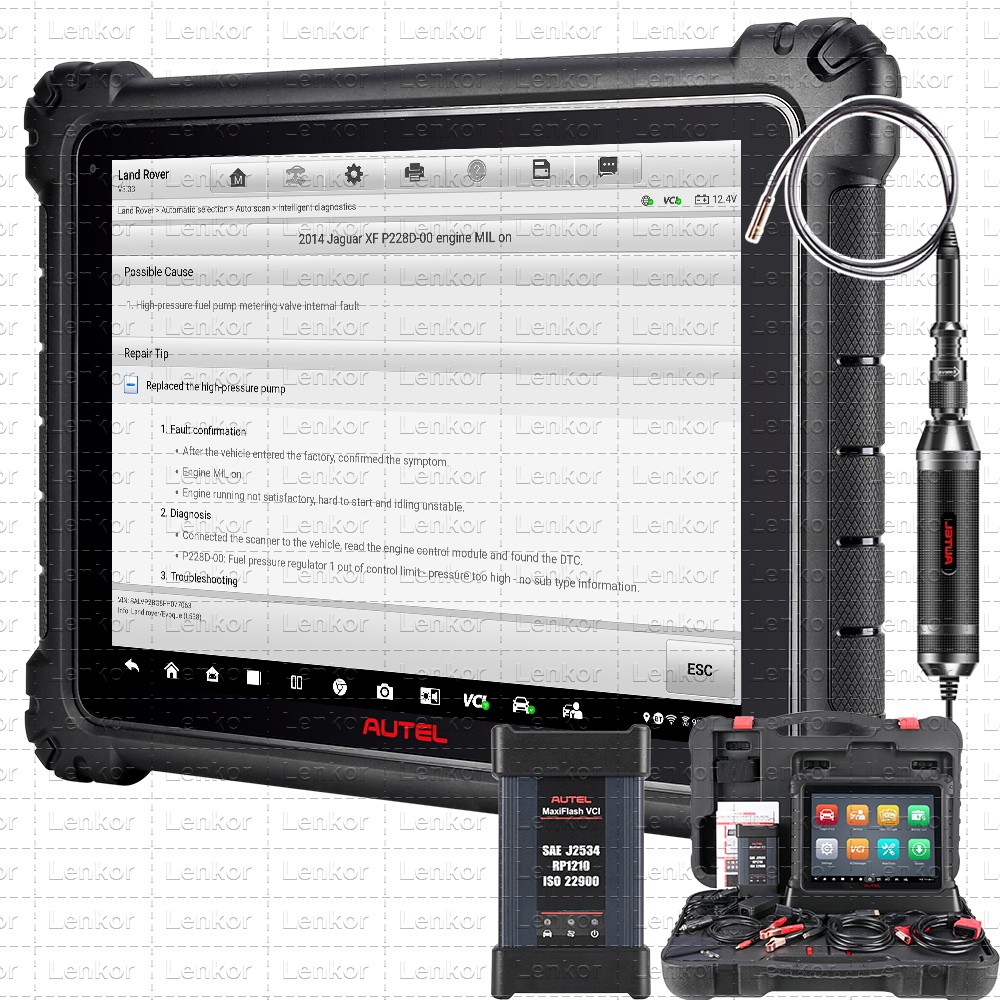 Autel MaxiCOM Ultra Lite Up MS909 2026 Top Diagnostic Scanner Topology Map 2.0