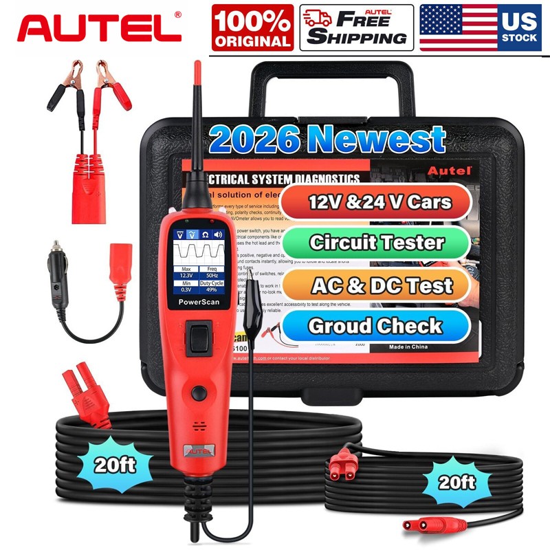 Autel Powerscan PS100 Car Electrical System Diagnosis Tool Power Probe AVO Meter