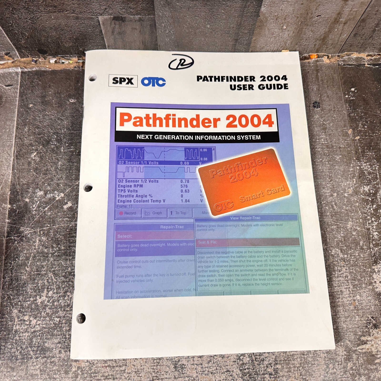 SPX OTC GENISYS NGIS Pathfinder 2004 User Guide 529311 Diagnostic Tool Manual