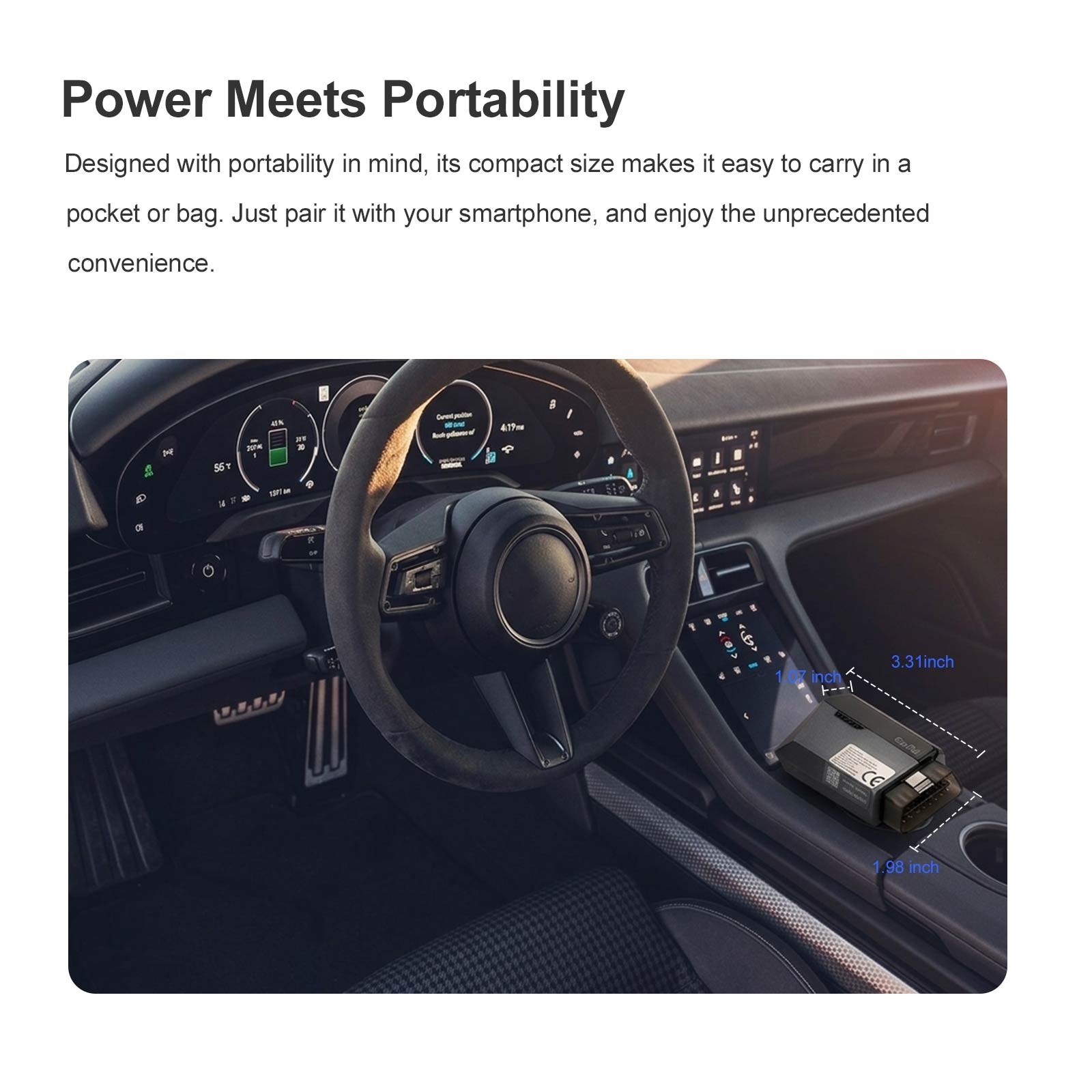 TOPDON Carpal Pocket-Size Bluetooth Scan tool Fault Code Reader for iOS &Android