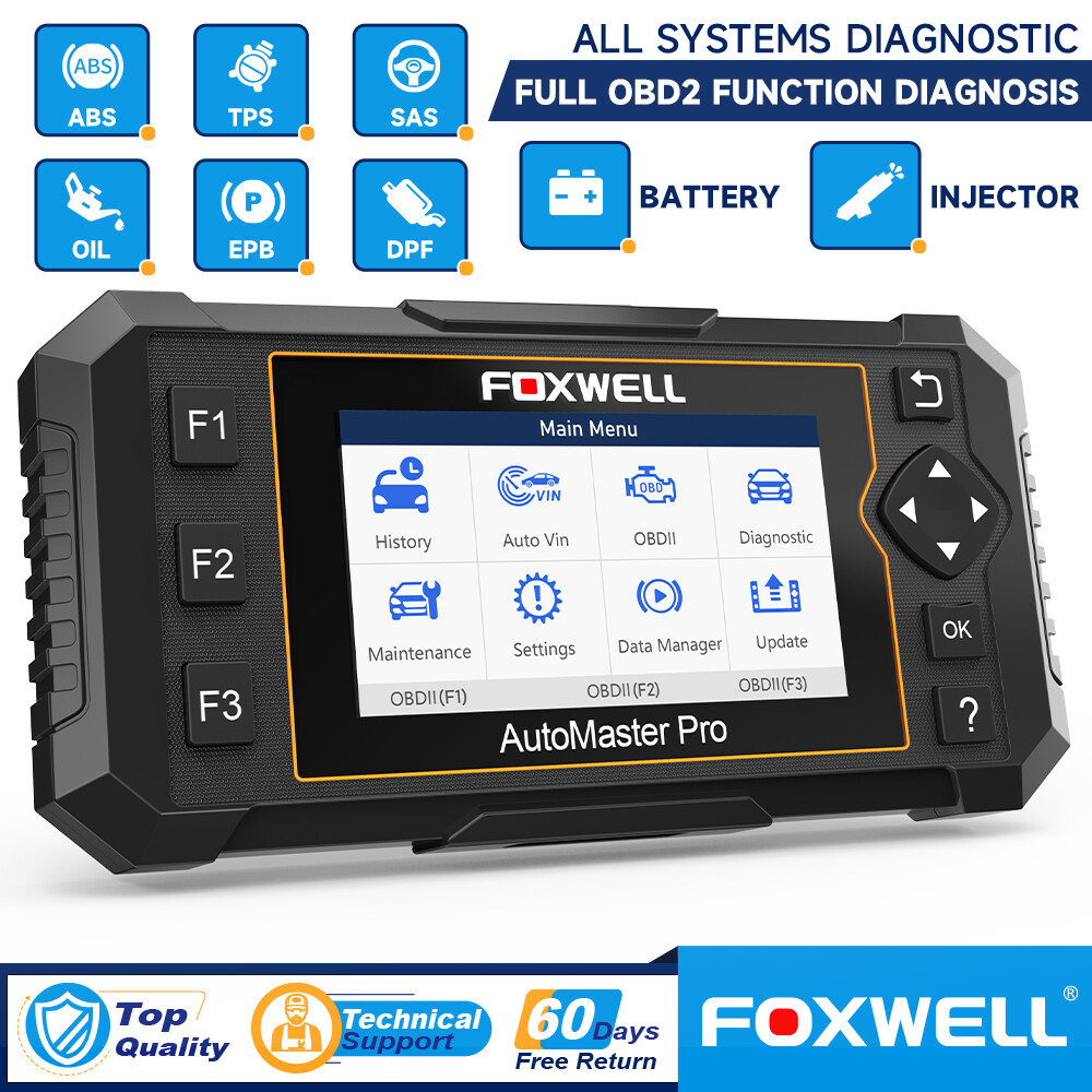 Foxwell NT624Elite OBD2 Scanner All System Diagnose 8 Reset function Code reader